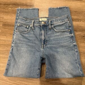 Madewell Light Blue Cropped Jeans